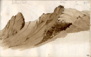 Illustration for article titled This Geological Field Notebook is An Elegant Look at Mountain-Building